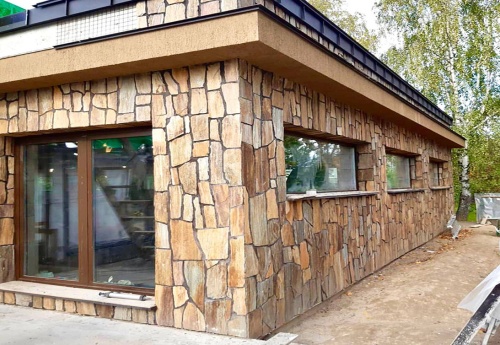 Плитняк кора дерева для фасада купить в Мытищах