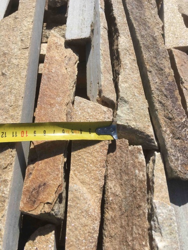 Горбушка златолит золотистый для облицовки купить в Мытищах