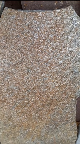 Плитняк златолит серебристый для цоколя, отмостки купить в Мытищах