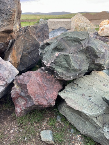 Камни для ландшафтного дизайна зелёные 10-60 килограмм купить в Мытищах