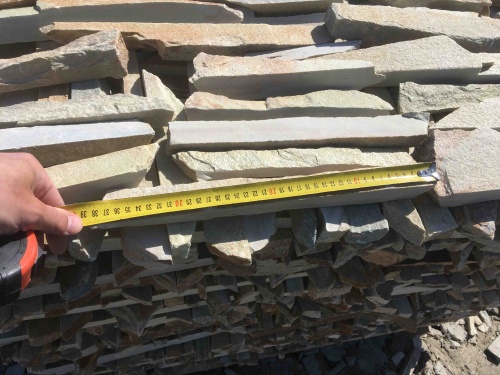 Горбушка златолит золотистый для облицовки купить в Мытищах