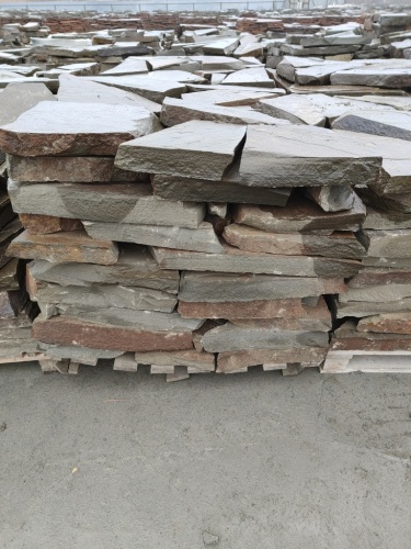 Плитняк песчаник серо-зелёный для мощения 60-65 мм купить в Мытищах